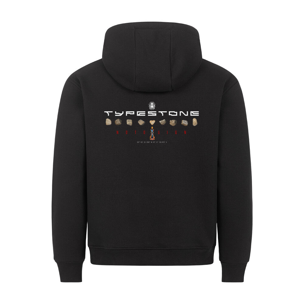 TypeStone. Premium Hoodie > Backsite