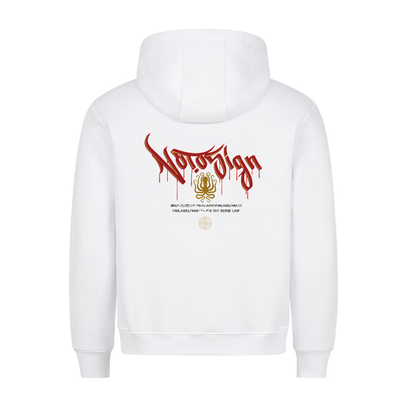 NOTOSIGN®. Premium Unisex Hoodie - Mit Taschendruck