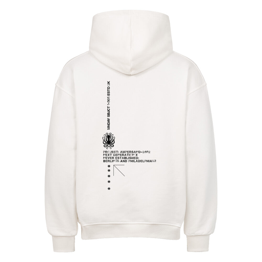 AMPERSAND TypeCollection Unisex Oversized Hoodie