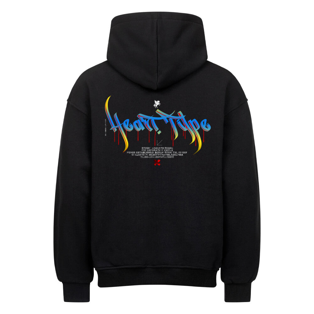 HeartType. Oversized Hoodie